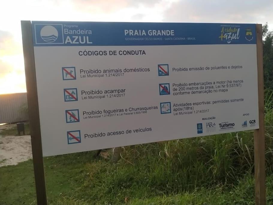 Apto 80M Da Praia Grande Vista Mar! Governador Celso Ramos Ngoại thất bức ảnh
